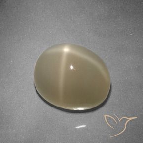 5.32克拉天然星月石，椭圆形，半透明