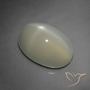 7.47克拉天然星月石，椭圆形，半透明