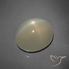 7.24克拉天然星月石，椭圆形，半透明