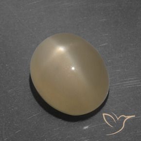 7.35克拉天然星月石，椭圆形，半透明
