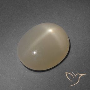 4.99克拉天然星月石，椭圆形，半透明