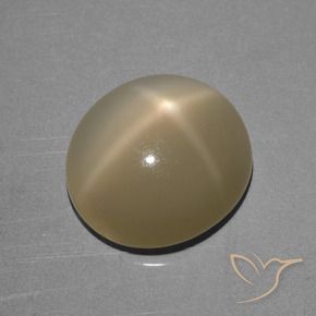 6.68克拉天然星月石，椭圆形，半透明
