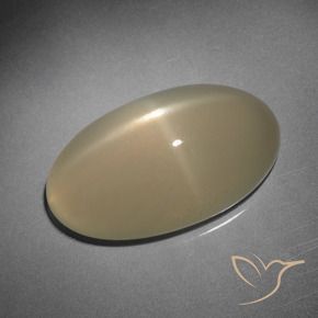 10.15克拉天然星月石，椭圆形，半透明