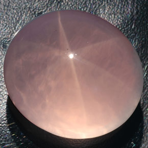 182.80克拉天然粉色星光粉晶，透明，34.2×30.5毫米，透明/半透明