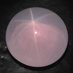 521.50克拉天然粉色星光粉晶，透明，46.9×44.7毫米，透明/半透明