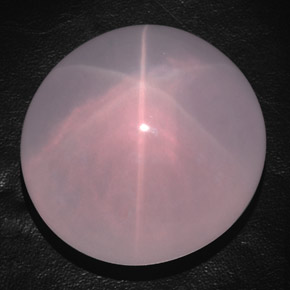 521.50克拉天然粉色星光粉晶，透明，46.9×44.7毫米，透明/半透明