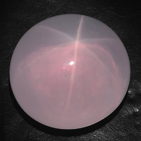 521.50克拉天然粉色星光粉晶，透明，46.9×44.7毫米，透明/半透明