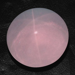 121.00克拉天然粉色星光粉晶，透明，28.6×27.2毫米，透明/半透明