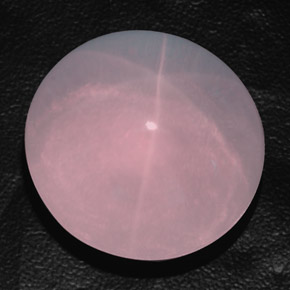 121.00克拉天然粉色星光粉晶，透明，28.6×27.2毫米，透明/半透明