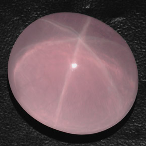 85.90克拉天然粉色星光粉晶，透明，26.7×23.8毫米，透明/半透明