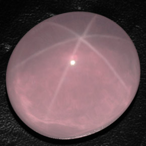 163.20克拉天然粉色星光粉晶，透明，32.1×28.8毫米，透明/半透明