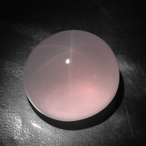 147.25克拉天然粉色星光粉晶，透明，30.4×28毫米，透明/半透明