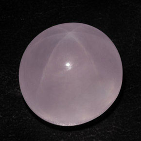 50.41克拉天然粉色星光粉晶，椭圆形切割，19.8×18.7毫米，透明