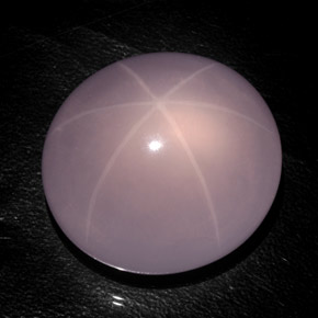 133.15克拉天然粉色星光粉晶，透明，31.6×29.1毫米，透明/半透明