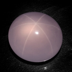 133.15克拉天然粉色星光粉晶，透明，31.6×29.1毫米，透明/半透明