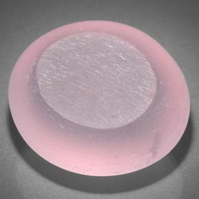 105.30克拉天然粉色星光粉晶，椭圆形切割，30.4×26.1毫米，半透明