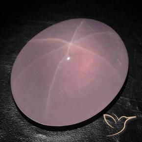 579.55ct 天然 中粉红色 星玫瑰石英, 椭圆形, 透明/半透明