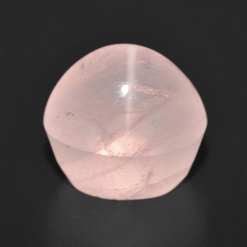 10.60克拉天然粉色星光粉晶，椭圆形切割，12.5×10.7毫米，半透明