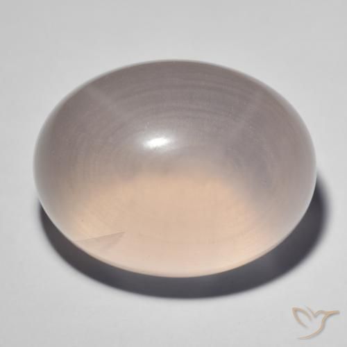 41.38ct 天然 中粉红色 星玫瑰石英, 椭圆形, 透明