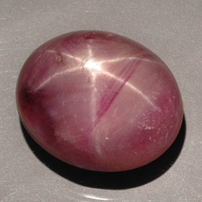 36.27克拉天然红色星光红宝石，椭圆形切割，18.7×15.8毫米，不透明