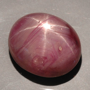 36.27克拉天然红色星光红宝石，椭圆形切割，18.7×15.8毫米，不透明