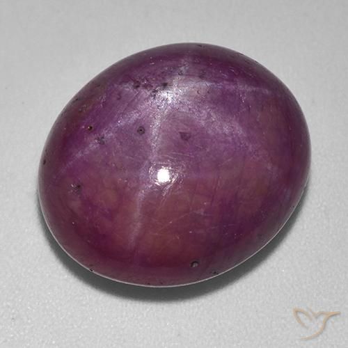 19.19ct 天然 酒红色 星光红宝石, 椭圆形, 不透明