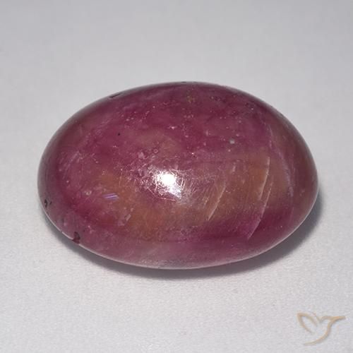 20.12克拉天然星光红宝石，椭圆形，不透明