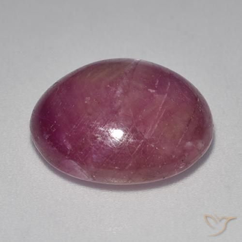 12.36克拉天然星光红宝石，椭圆形，不透明
