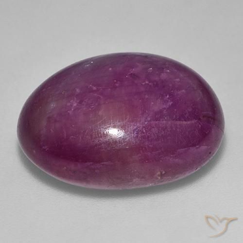 25.25克拉天然星光红宝石，椭圆形，不透明