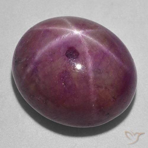 36.24克拉天然星光红宝石，椭圆形，不透明