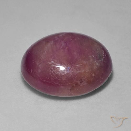 11.27克拉天然星光红宝石，椭圆形，不透明