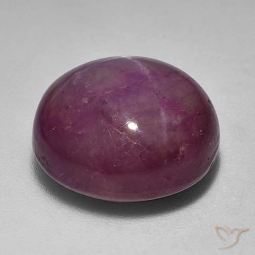 15.13克拉天然星光红宝石，椭圆形，不透明