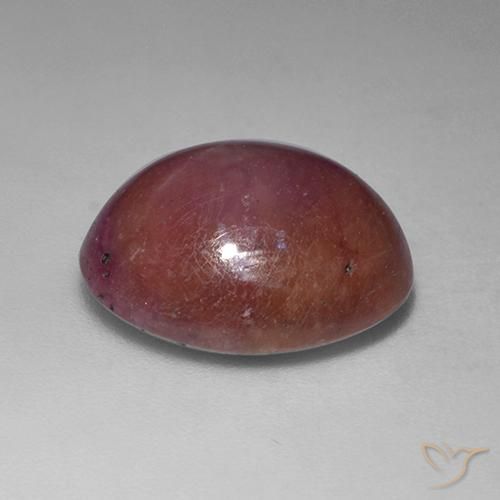 11.48克拉天然星光红宝石，椭圆形，不透明