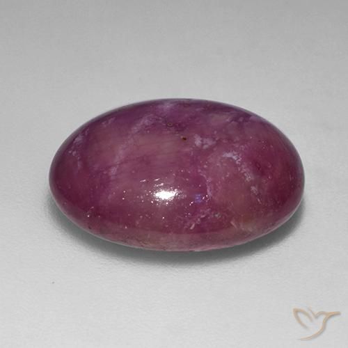 12.90克拉天然星光红宝石，椭圆形，不透明