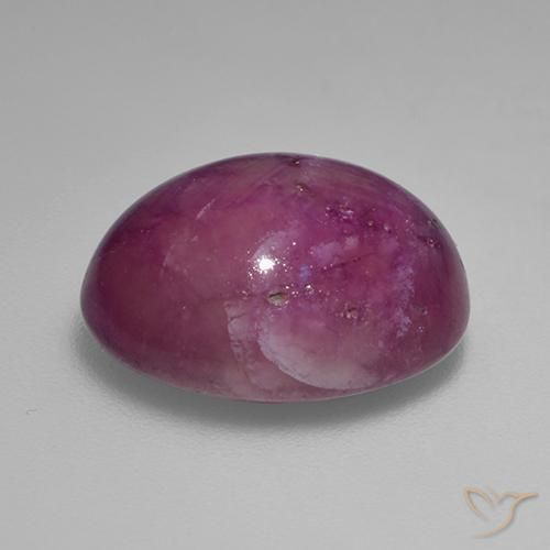 13.24克拉天然星光红宝石，椭圆形，不透明