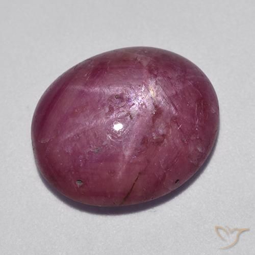 11.80克拉天然星光红宝石，椭圆形，不透明