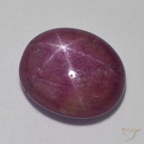 10.38克拉天然星光红宝石，椭圆形，不透明