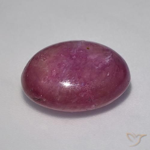 9.50克拉天然星光红宝石，椭圆形，不透明