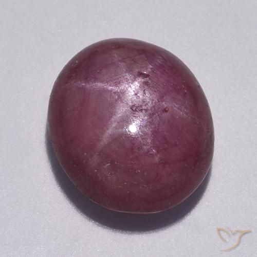 10.31克拉天然星光红宝石，椭圆形，不透明