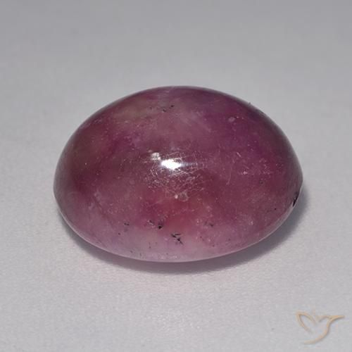 11.15克拉天然星光红宝石，椭圆形，不透明