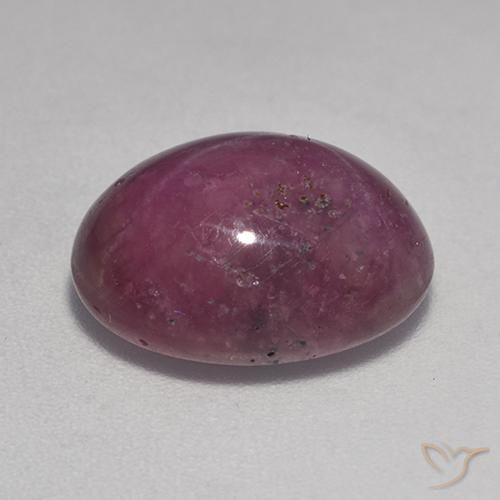 9.38克拉天然星光红宝石，椭圆形，不透明