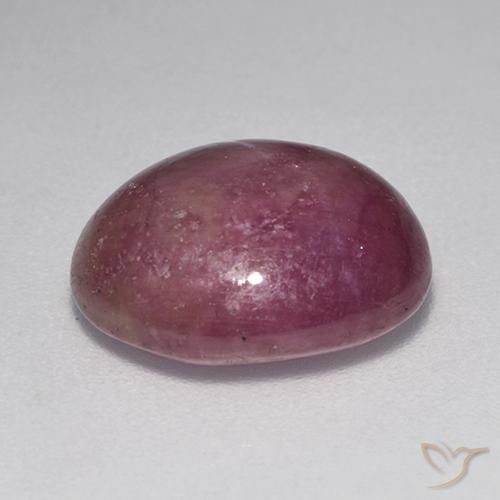 8.90克拉天然星光红宝石，椭圆形，不透明