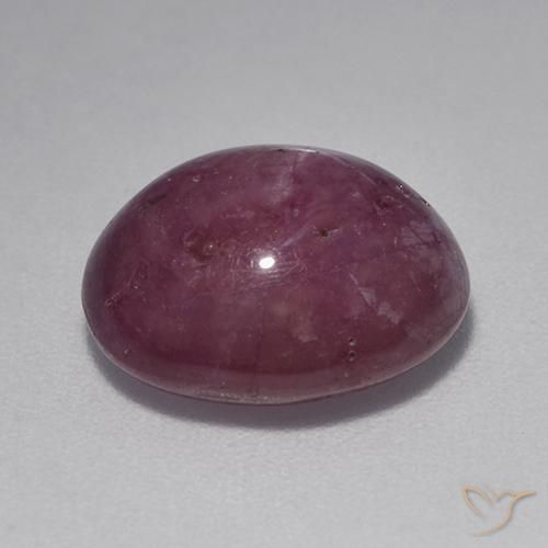 7.78克拉天然星光红宝石，椭圆形，不透明