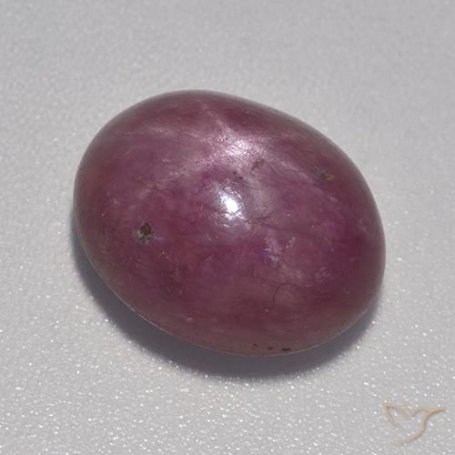 9.03克拉天然星光红宝石，椭圆形，不透明