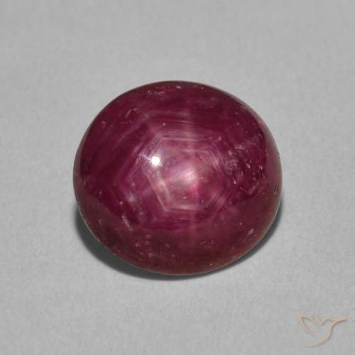 4.15克拉天然星光红宝石，椭圆形，不透明