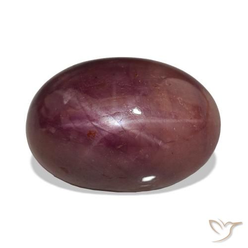 15.06克拉天然星光红宝石，椭圆形，不透明