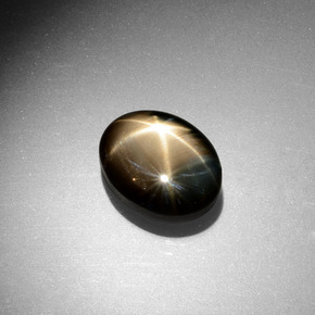 4.60克拉天然星光蓝宝石,椭圆形,不透明