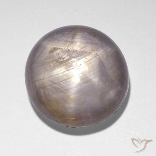 9.28ct 天然 灰色的 星光蓝宝石, 圆形的, 不透明