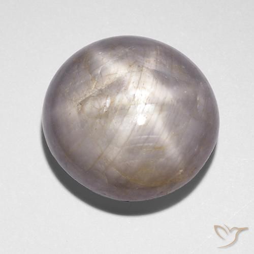 9.28克拉天然星光蓝宝石，圆形的，不透明