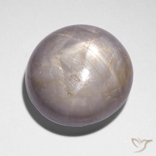 9.28克拉天然星光蓝宝石，圆形的，不透明